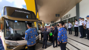 DISHUB JEMBER GELAR RAMP CHECK ARMADA BUS JELANG MUDIK LEBARAN 2026